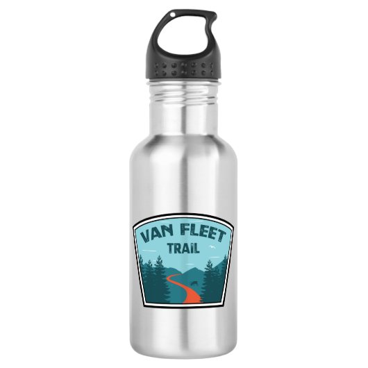 Van Fleet Trail Florida Edelstahlflasche (Vorderseite)