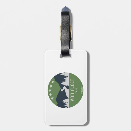 Van Fleet Trail Florida Gepäckanhänger (Rückseite vertikal)