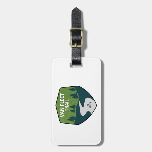 Van Fleet Trail Florida Gepäckanhänger (Vorderseite vertikal)