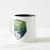 Van Fleet Trail Florida Zweifarbige Tasse (Vorderseite Links)