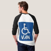 Van für Behinderte T-Shirt (Schwarz voll)