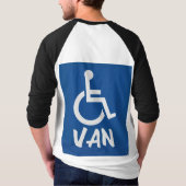 Van für Behinderte T-Shirt (Rückseite)