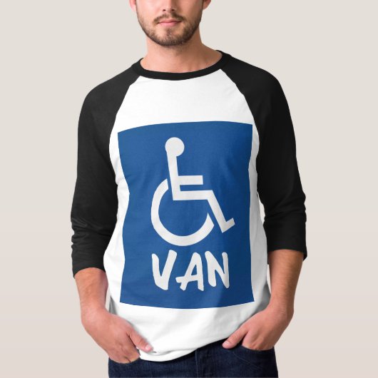 Van für Behinderte T-Shirt (Vorderseite)
