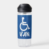 Van für Behinderte Trinkflasche (Rückseite)