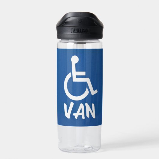 Van für Behinderte Trinkflasche (Rückseite)