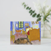 Van Gatos Zimmer Postkarte (Stehend Vorderseite)