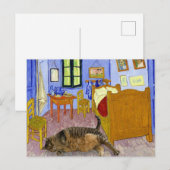 Van Gatos Zimmer Postkarte (Vorne/Hinten)