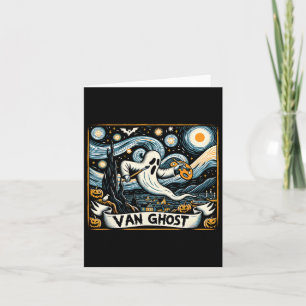 Van Ghost Art Teacher Halloween 1 Karte