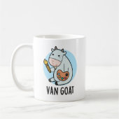 Van Goat Funny Artist Pun Kaffeetasse (Links)