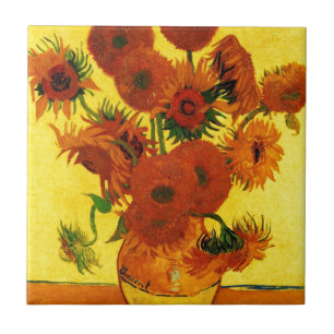 Van Gogh 15 Sonnenblumen Fliese