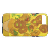 Van Gogh 15 Sonnenblumen in einer Vase der Kunst Case-Mate iPhone Hülle (Rückseite (Horizontal))