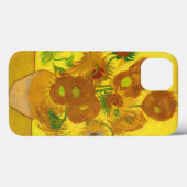 Van Gogh 15 Sonnenblumen in einer Vase der Kunst Case-Mate iPhone Hülle (Rückseite (Horizontal))