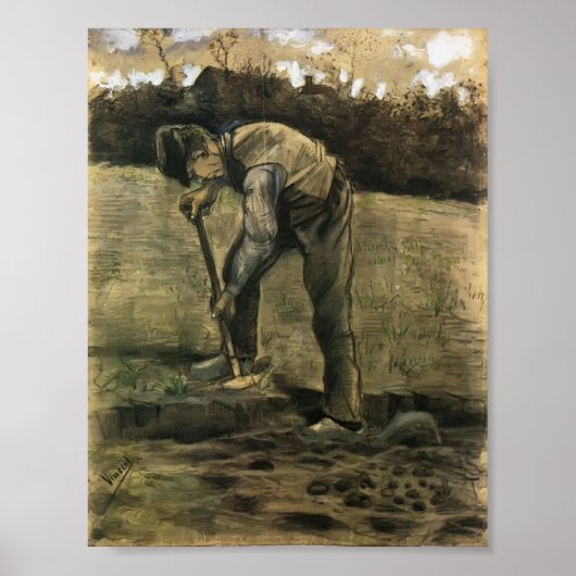 Van Gogh - A Digger Poster (Vorne)