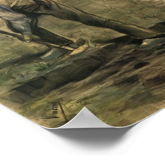 Van Gogh - A Digger Poster (Ecke)