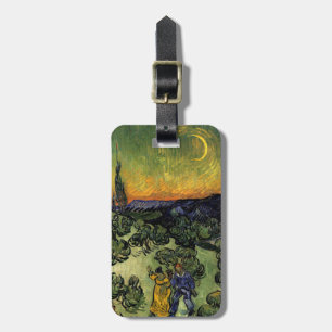Van Gogh: Abends-Promenade Gepäckanhänger