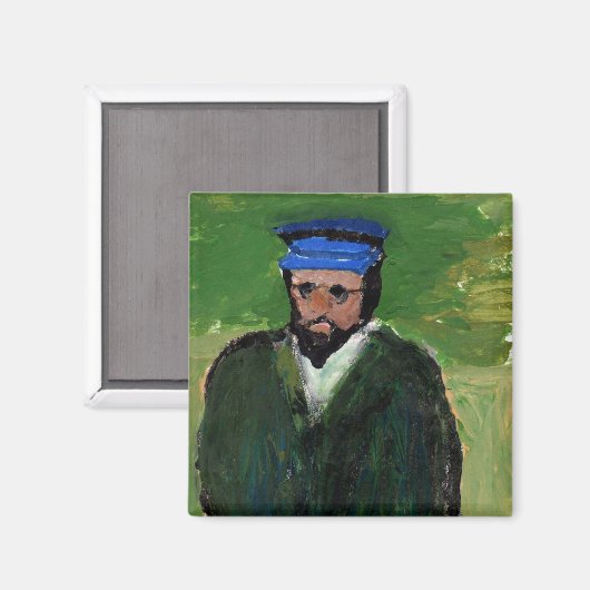 Van Gogh-ähnlicher Portraitmagnet Magnet (Vorderseite/Rückseite)