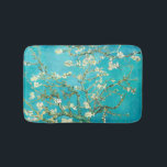VAN GOGH Almond Bllossoms Badematte<br><div class="desc">"van gogh",  vincent,  "Mandelblüten",  Blume,  "berühmtes Gemälde",  Vintag,  "Fine Art",  blumenblau</div>