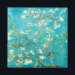 VAN GOGH Almond Bllossoms Magnet<br><div class="desc">"van gogh", vincent, "Mandelblüten", Blume, "berühmtes Gemälde", Vintag, "Fine Art", blumenblau</div>