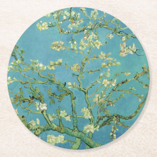 Van Gogh | Almond Blossom | 1890 Runder Pappuntersetzer