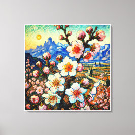 Van Gogh Almond Blossom Big Blume Leinwanddruck