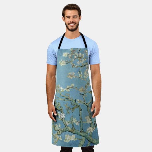 Van Gogh Almond Blossom Blumengemälde Schürze (Getragen)