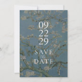Van Gogh Almond Blossom Floral Wedding Save The Date (Vorderseite)