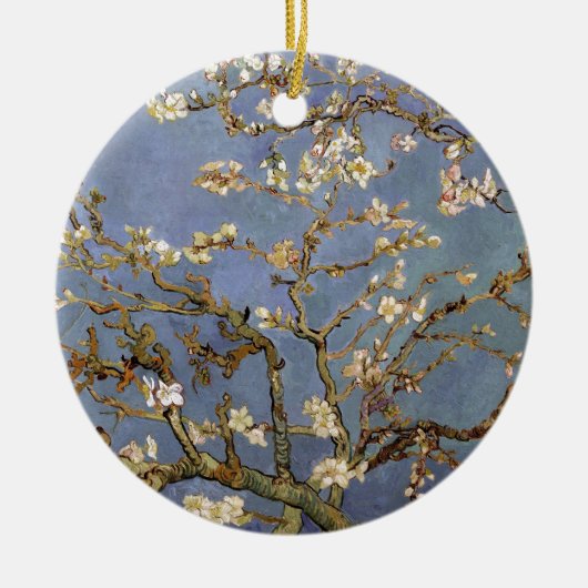 Van Gogh Almond Blossom Keramik Ornament (Vorne)