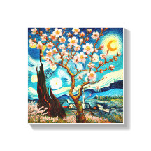 Van Gogh Almond Blossom Landschaftsmoon
