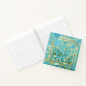 Van Gogh Almond Blossom mit Goldstaub Notizblock (Innenseite)