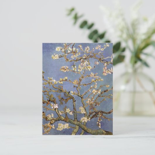 Van Gogh Almond Blossom Postkarte (Stehend Vorderseite)