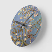 Van Gogh Almond Blossom Runde Wanduhr (Winkel)