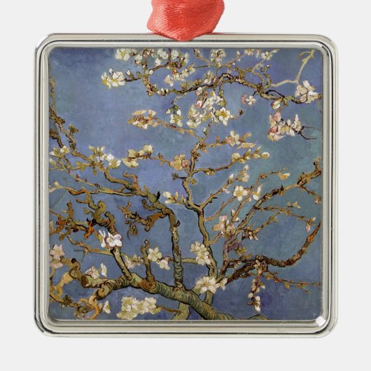 Van Gogh Almond Blossom Silbernes Ornament (Vorne)