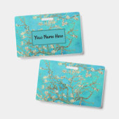 Van Gogh Almond Blossoms Ausweis (Vorder- & Rückseite)