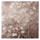 Van Gogh Almond Blossoms Beige Fliese (Vorderseite)