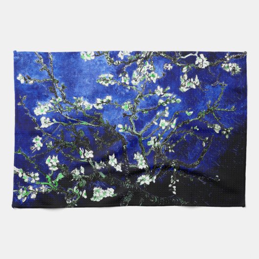 Van Gogh Almond Blossoms blauer Himmel Geschirrtuch (Horizontal)