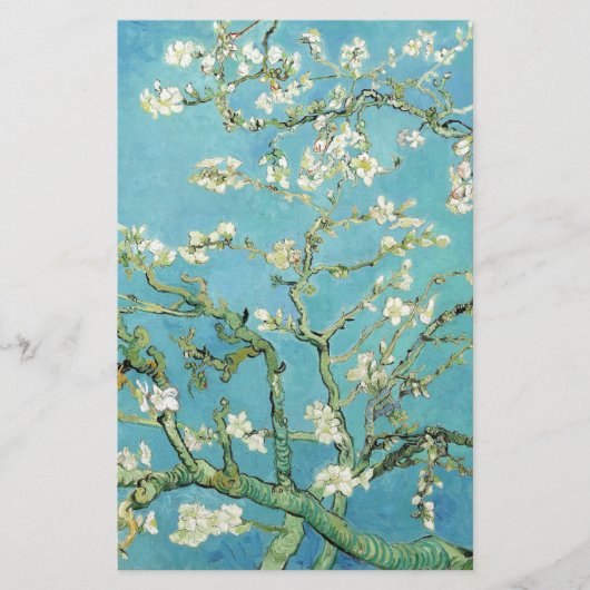 Van Gogh Almond Blossoms Briefpapier (Vorderseite)