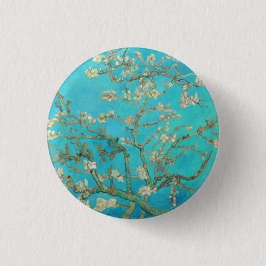 Van Gogh Almond Blossoms Button (Vorderseite)