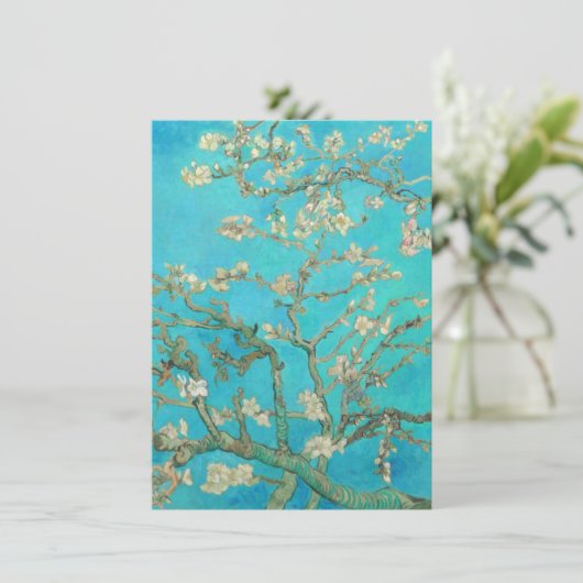 Van Gogh Almond Blossoms Card (Stehend Vorderseite)