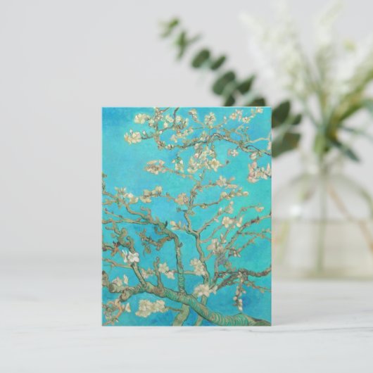 Van Gogh Almond Blossoms Card (Stehend Vorderseite)