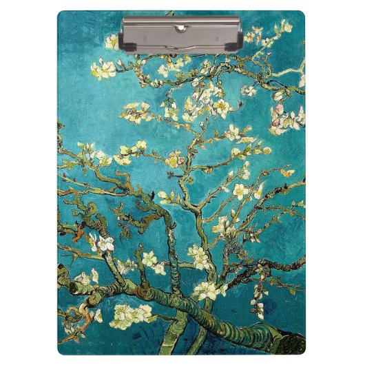 Van Gogh Almond Blossoms Classic Impressionism Klemmbrett (Vorderseite)