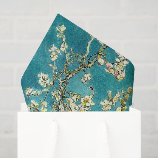 Van Gogh Almond Blossoms Classic Impressionism Seidenpapier (Geschenktüte)