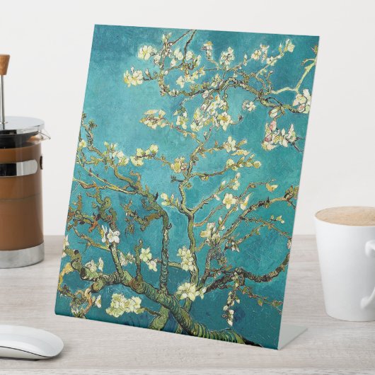 Van Gogh Almond Blossoms Classic Impressionism Sockelschild (In Situ)