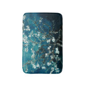 Van Gogh Almond Blossoms Dark Aquamarin Badematte (Vorderseite Vertikal)