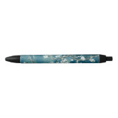 Van Gogh Almond Blossoms Dark Aquamarin Kugelschreiber (Vorderseite)