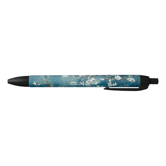 Van Gogh Almond Blossoms Dark Aquamarin Kugelschreiber (Unterseite)