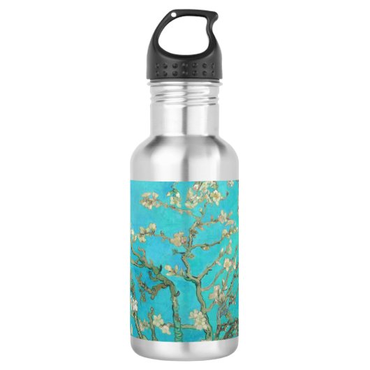 Van Gogh Almond Blossoms Edelstahlflasche (Vorderseite)