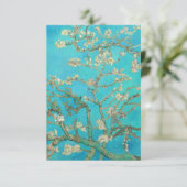 Van Gogh Almond Blossoms Einladung (Stehend Vorderseite)