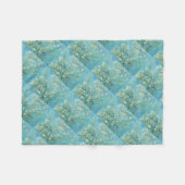 Van Gogh Almond Blossoms Fleecedecke (Vorderseite (Horizontal))