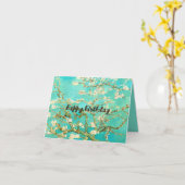 VAN GOGH "Almond Blossoms" Klassischer Geburtstag Karte (Gelbe Blume)