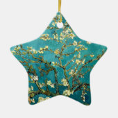 Van Gogh Almond Blossoms Klassischer Impressionism Keramik Ornament (Hinten)